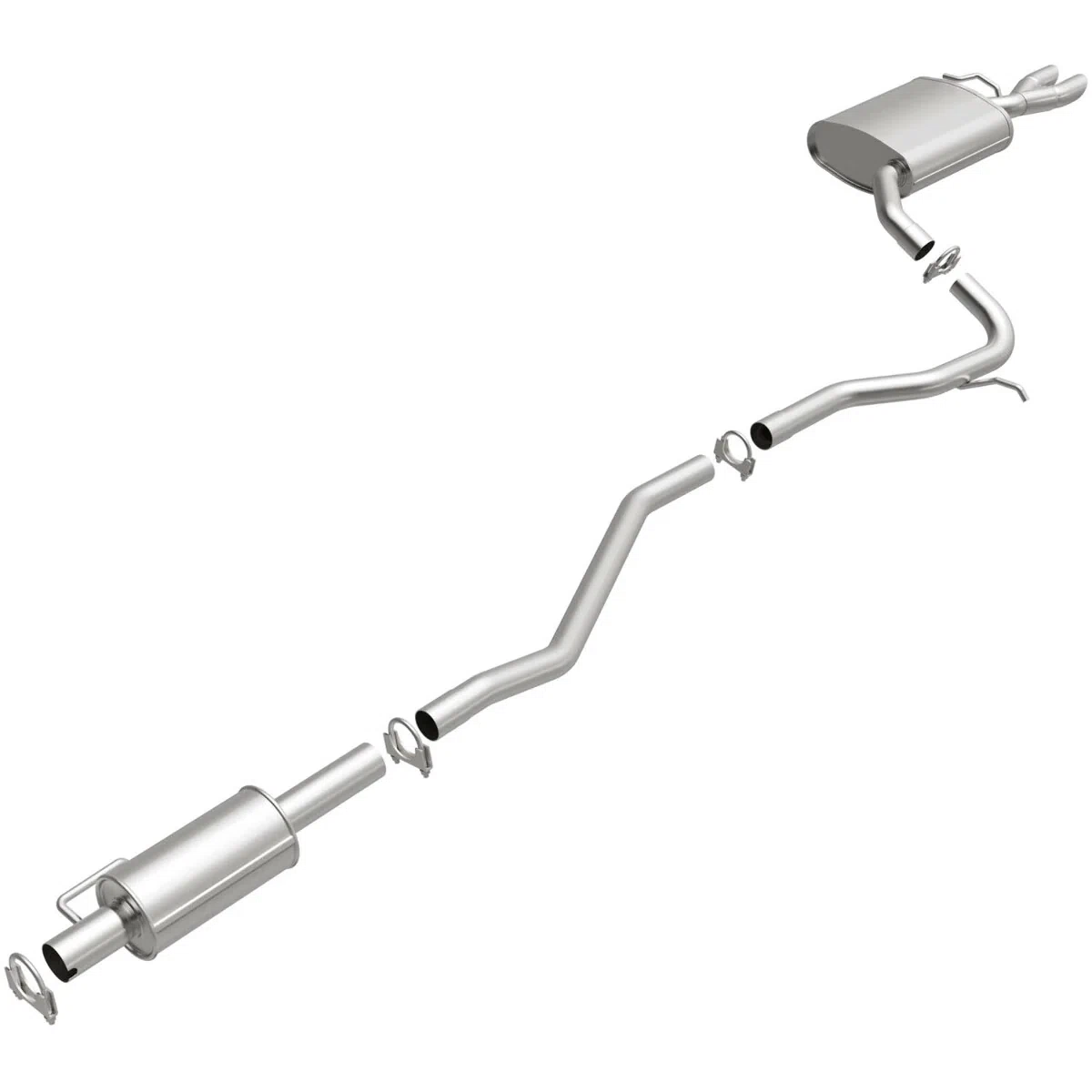 Fits 2010-2012 Ford Fusion Direct-Fit Replacement Exhaust System 106-0191